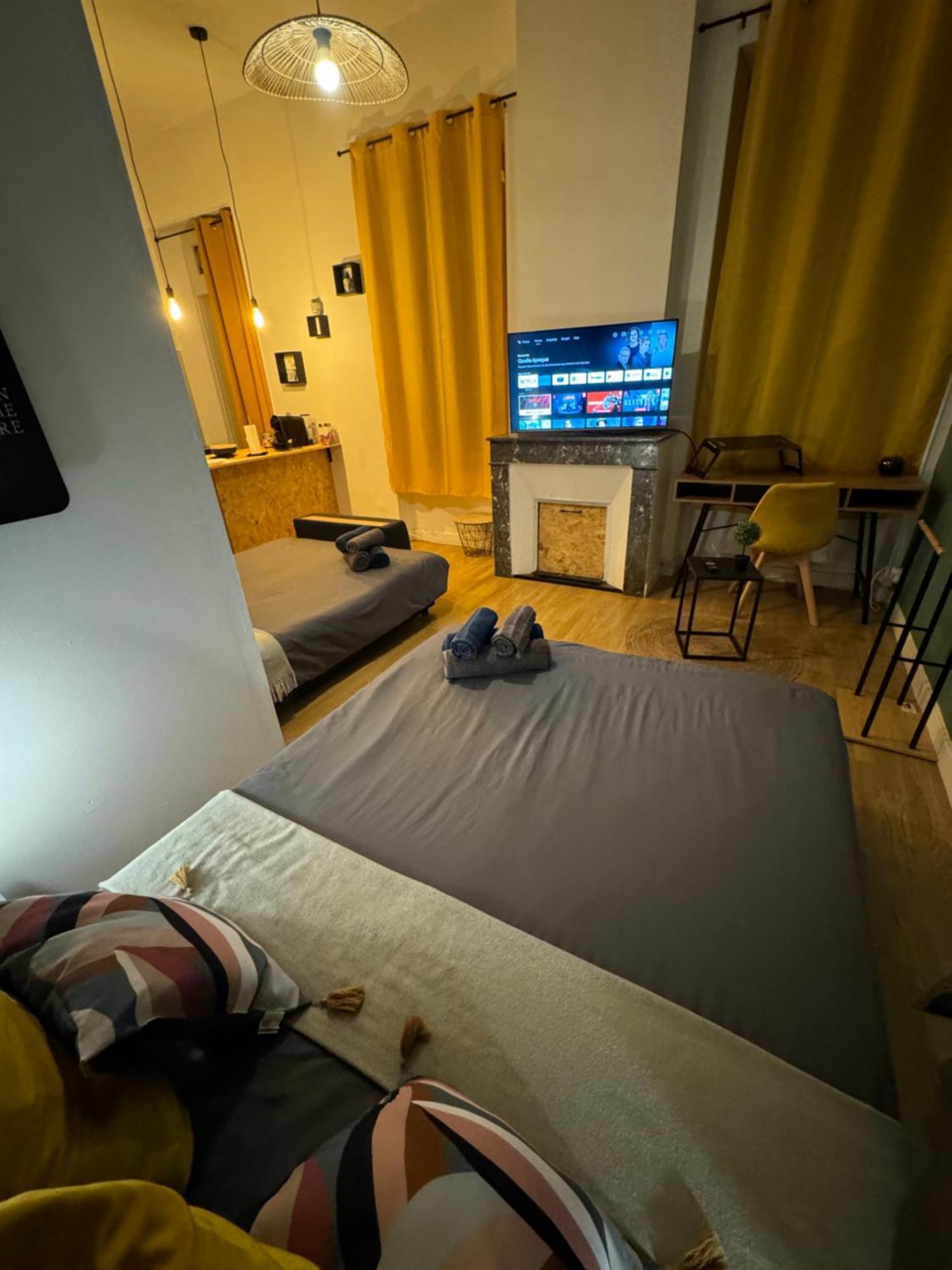 Charmant appartement climatisé aux pieds de la cité Carcasona Exterior foto