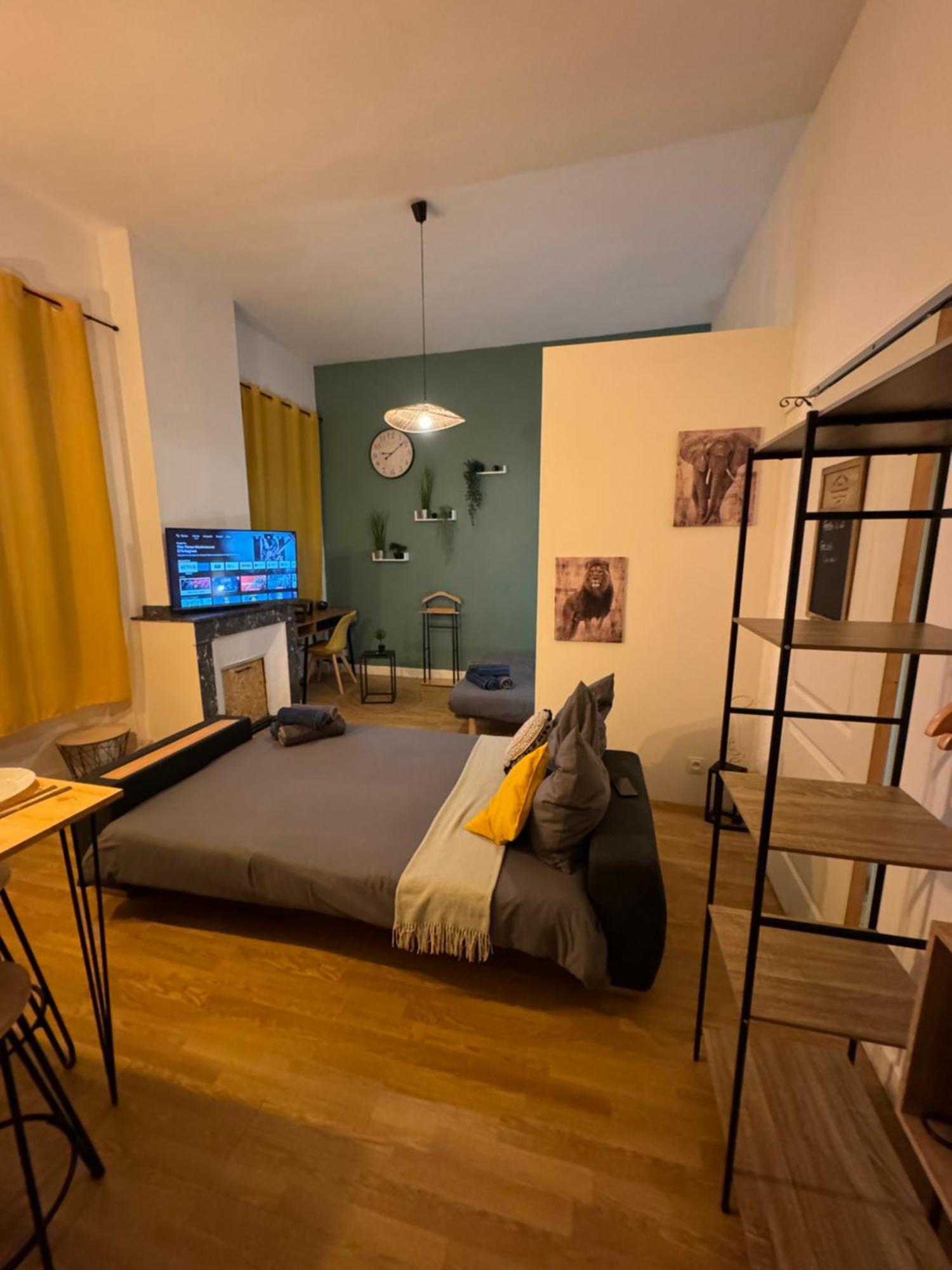 Charmant appartement climatisé aux pieds de la cité Carcasona Exterior foto